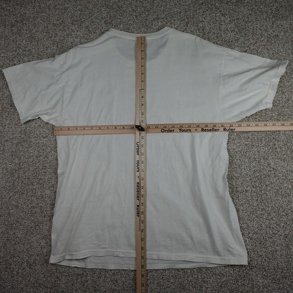 Chuck Norris Destroyed the Periodic Table Funny Graphic T-Shirt White Large - Picture 6 of 6